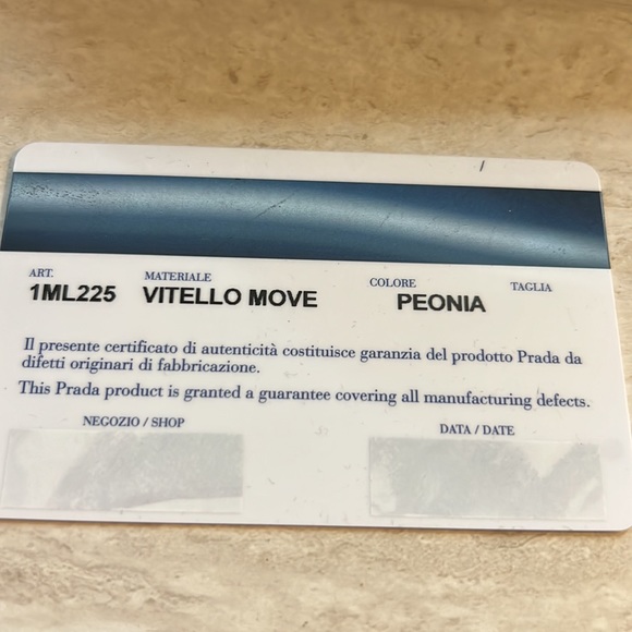 Prada Folded Wallet Saffiano Leather in Peonia (Fuchsia Pink) - Picture 9 of 9